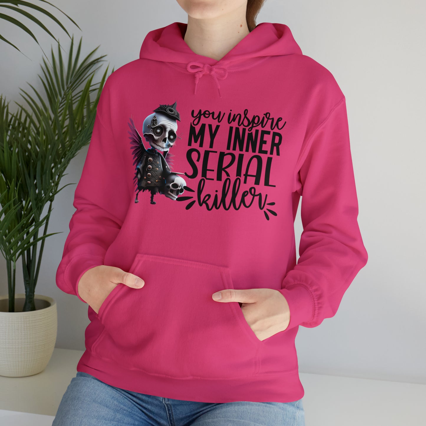 You Inspire My Inner Serial Killer Unisex Heavy Blend™ Hooded Sweatshirt