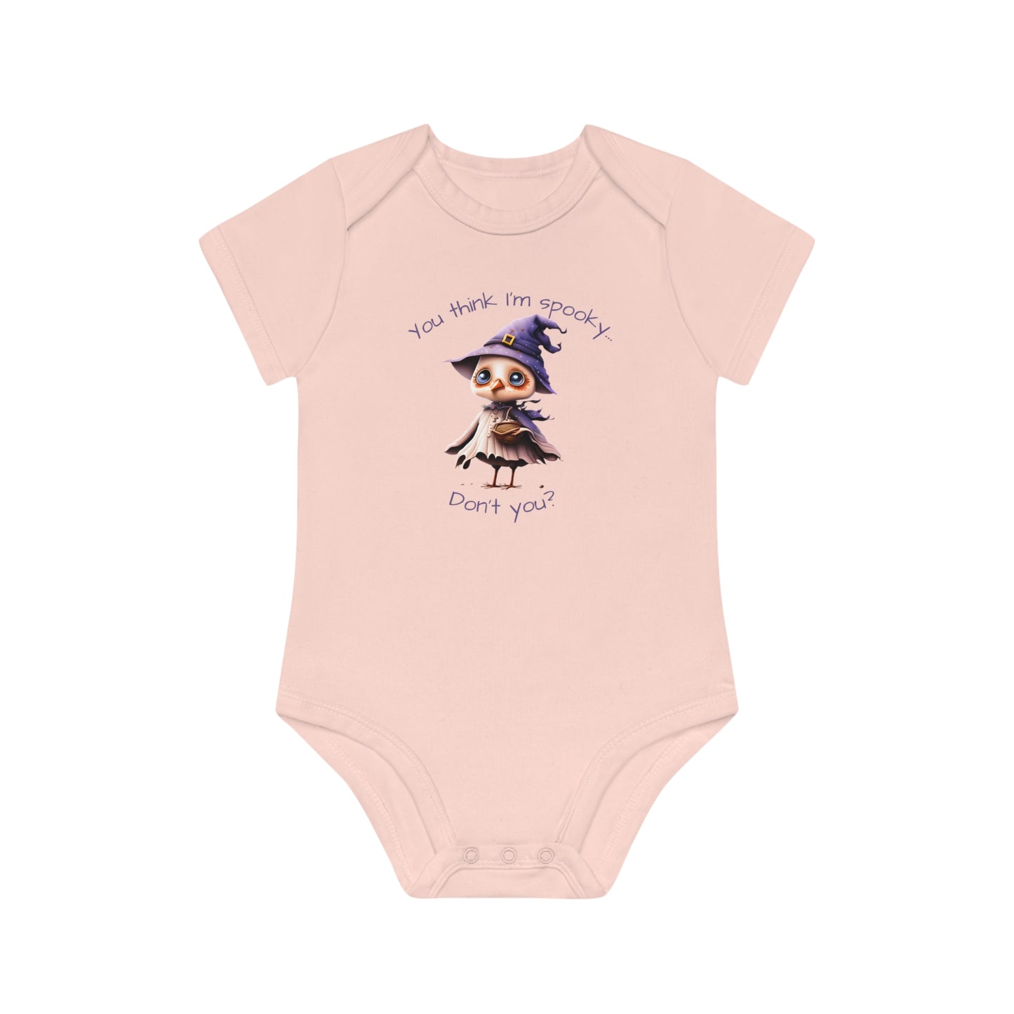 You Think I'm Spooky Baby Organic Short Sleeve Bodysuit