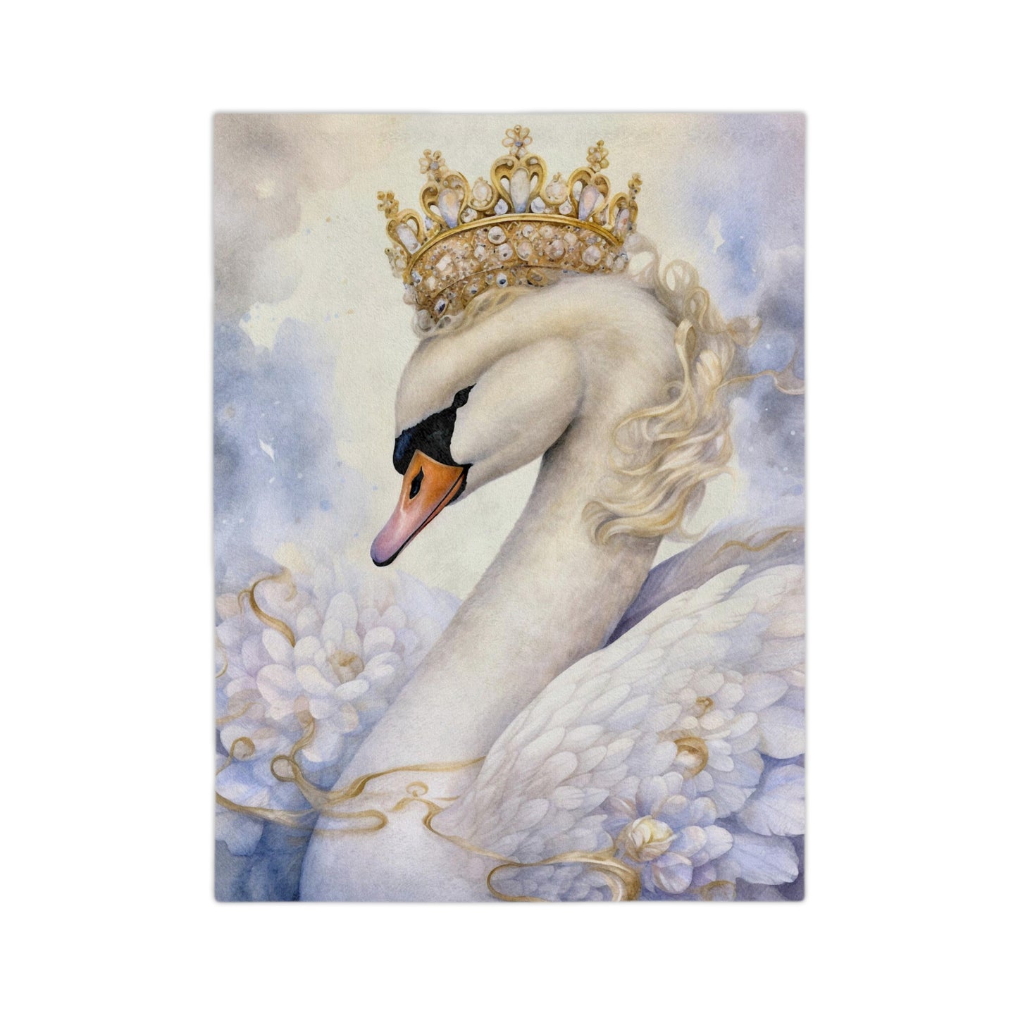Royal Bird 3 Velveteen Minky Blanket