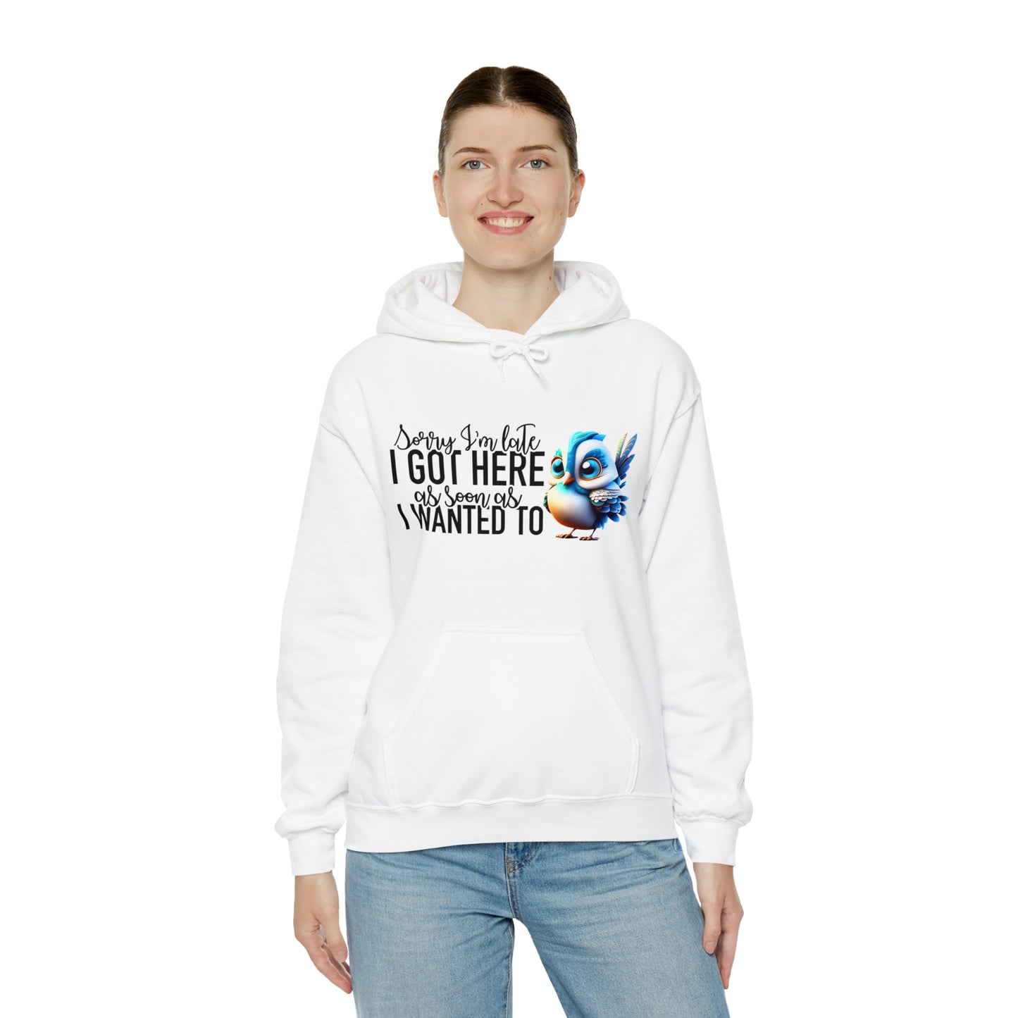 Sorry I'm Late Unisex Heavy Blend™ Hooded Sweatshirt