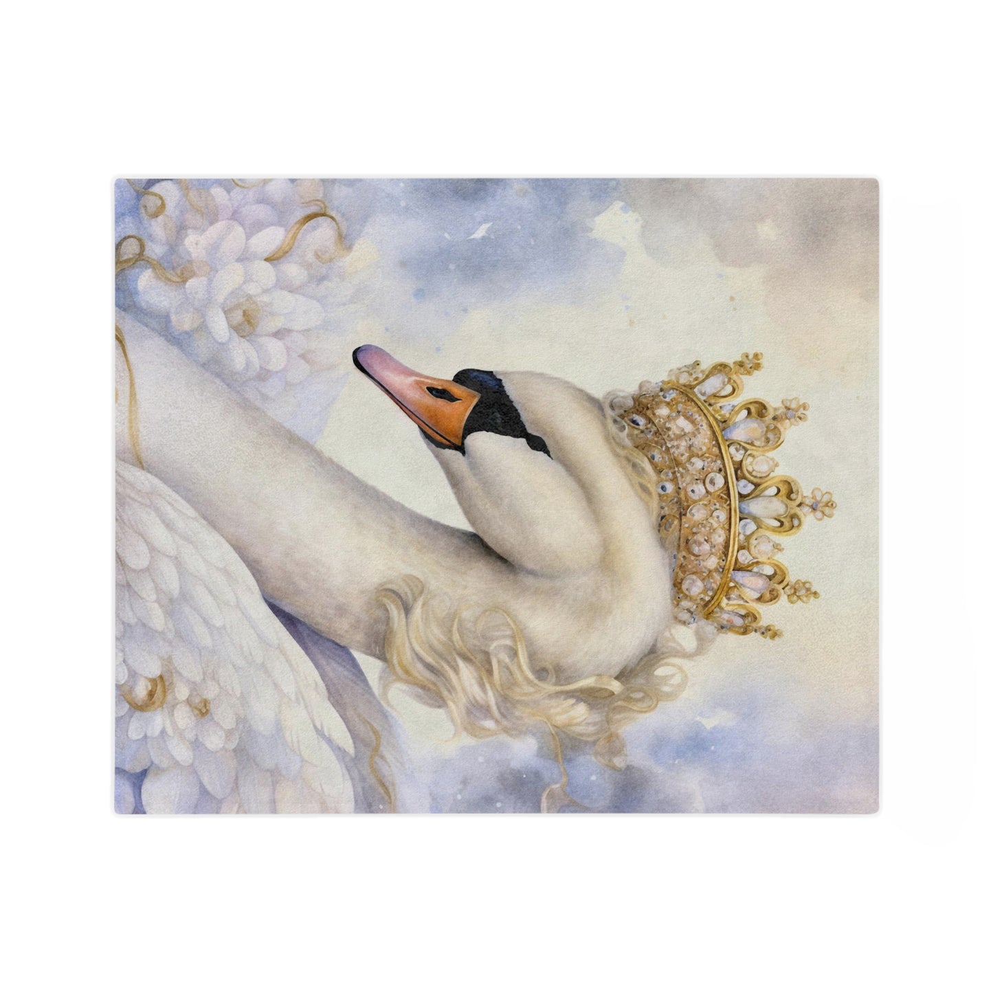 Royal Bird 3 Velveteen Minky Blanket