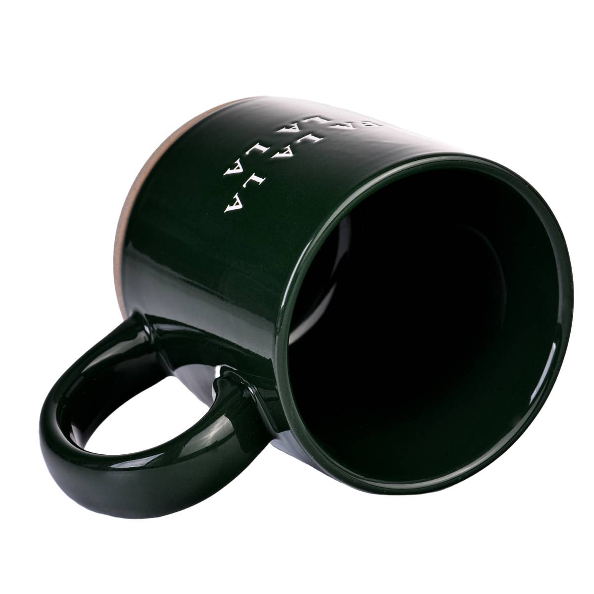 Fa La La Stoneware Coffee Mug - Christmas Decor & Gifts - The Aegean Aviary