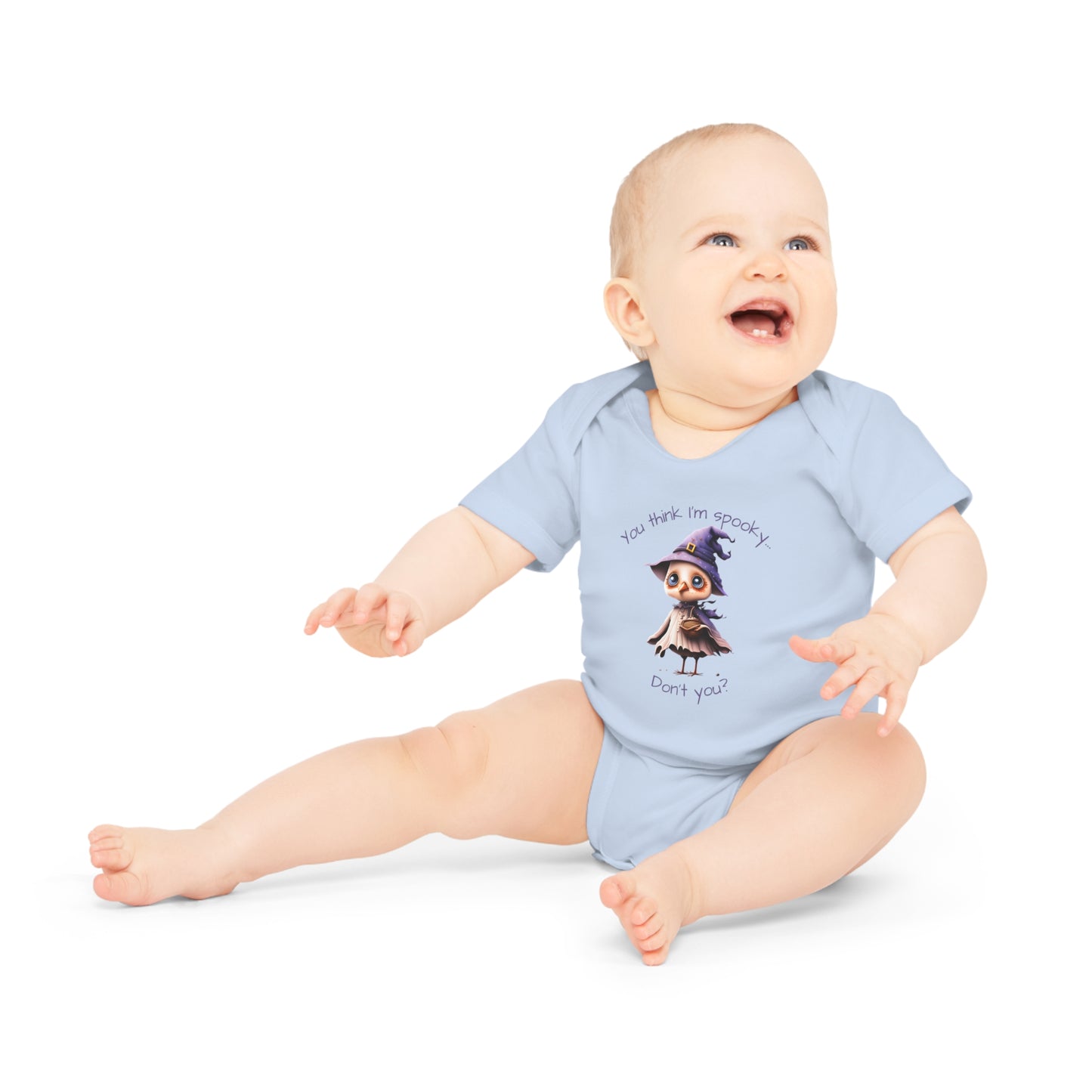You Think I'm Spooky Baby Organic Short Sleeve Bodysuit
