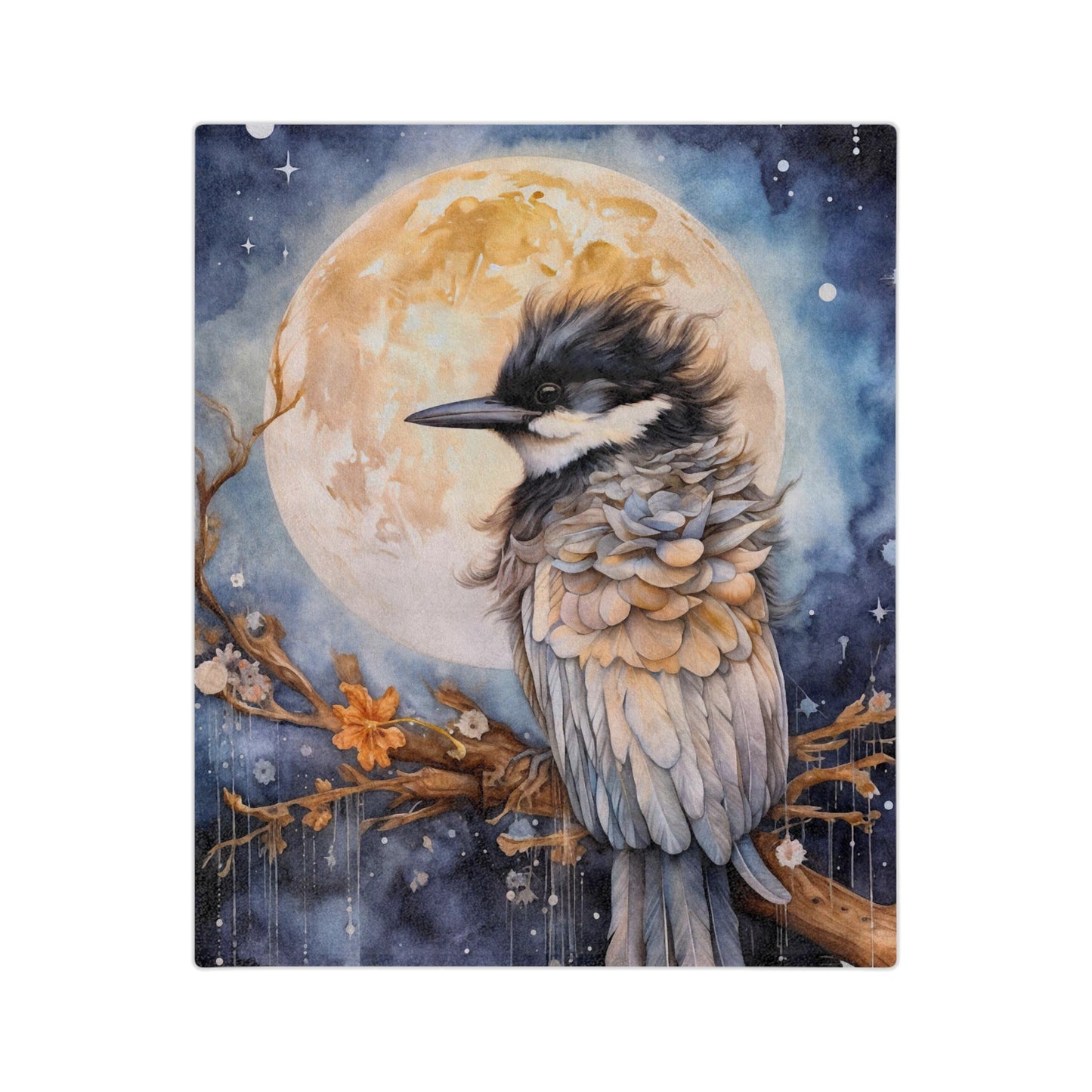Royal Bird 6 Velveteen Minky Blanket