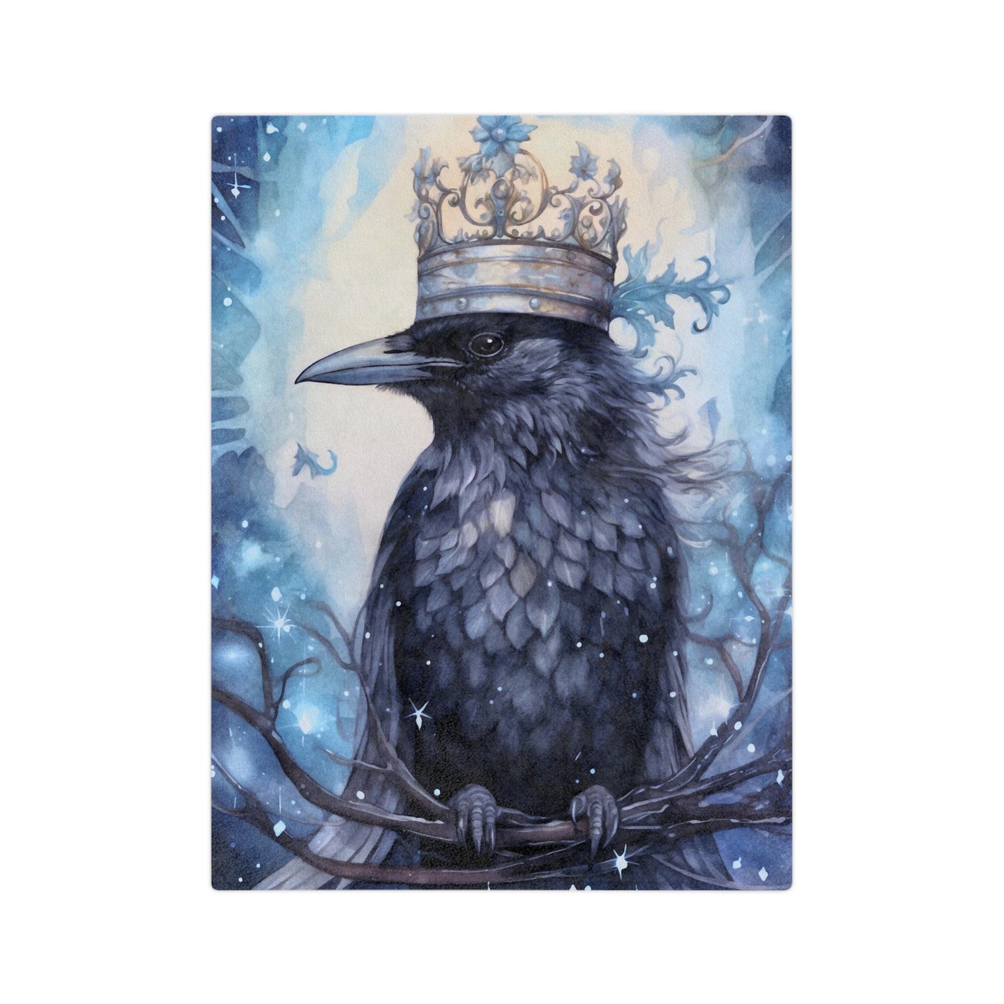 Royal Bird 2 Velveteen Minky Blanket