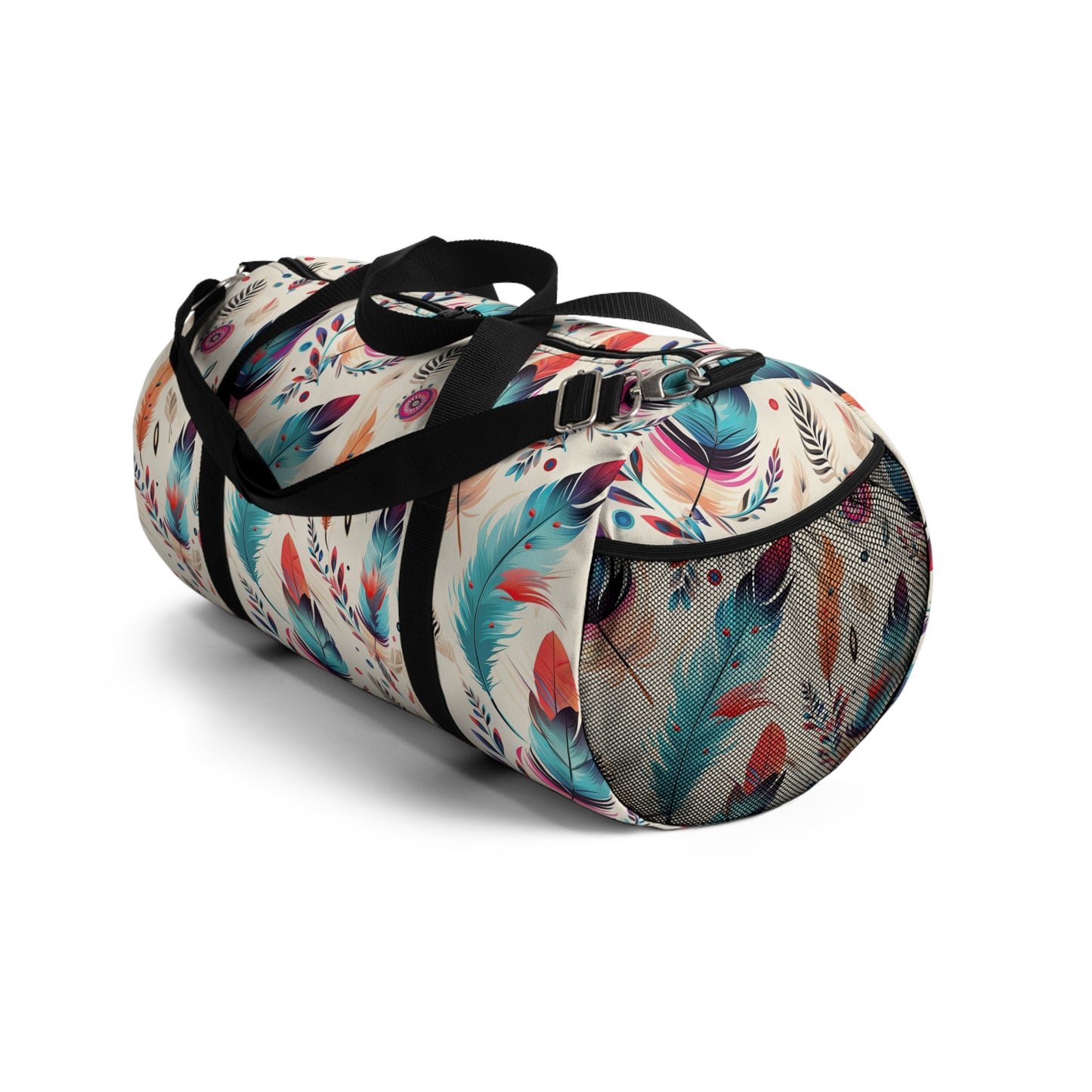 Boho Feathered Duffel Bag