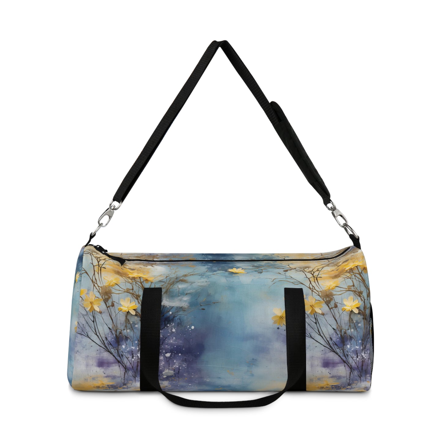 Winterized Flowers Duffel Bag