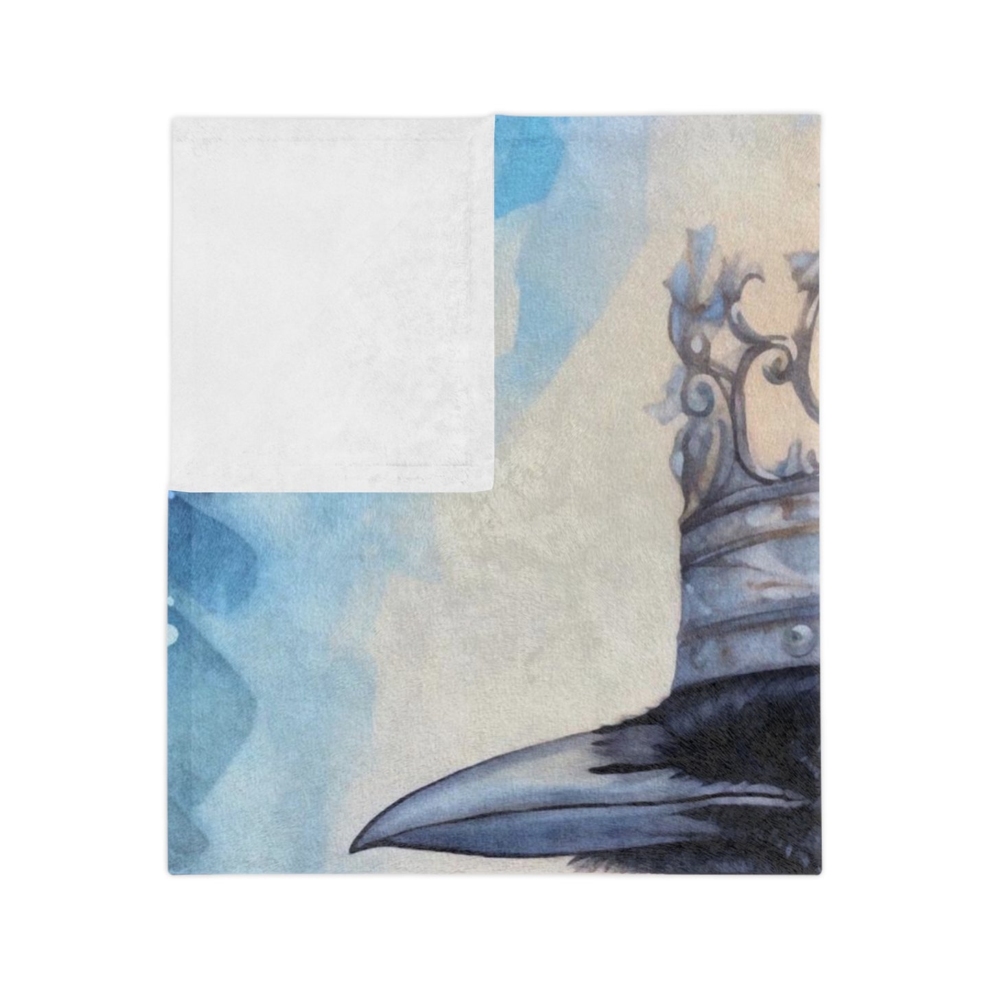 Royal Bird 2 Velveteen Minky Blanket