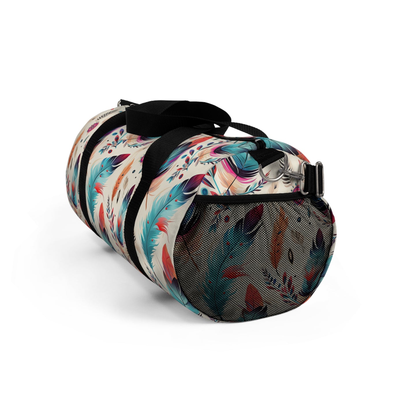Boho Feathered Duffel Bag