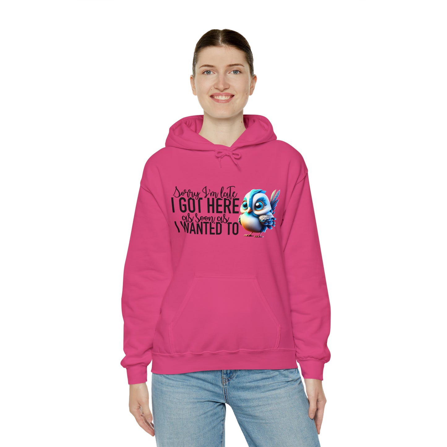 Sorry I'm Late Unisex Heavy Blend™ Hooded Sweatshirt