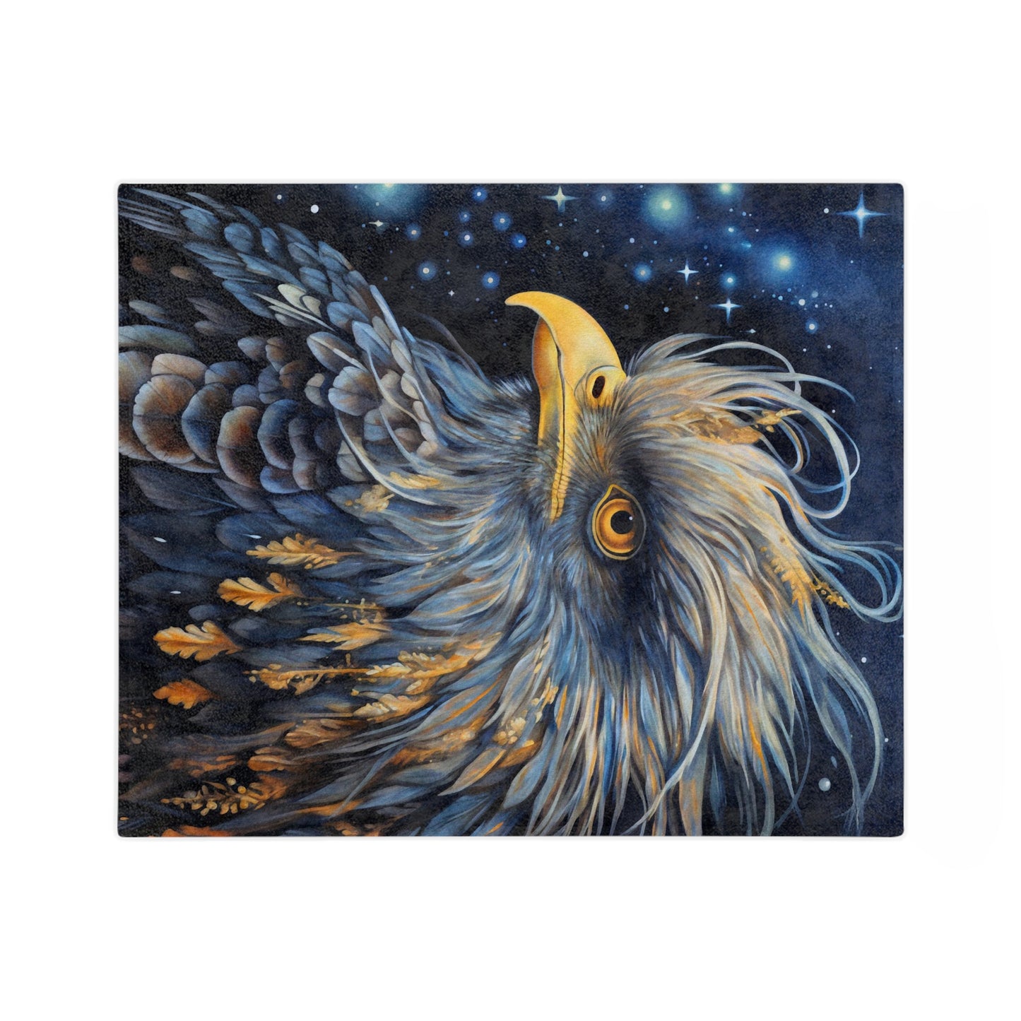 Royal Bird 4 Velveteen Minky Blanket