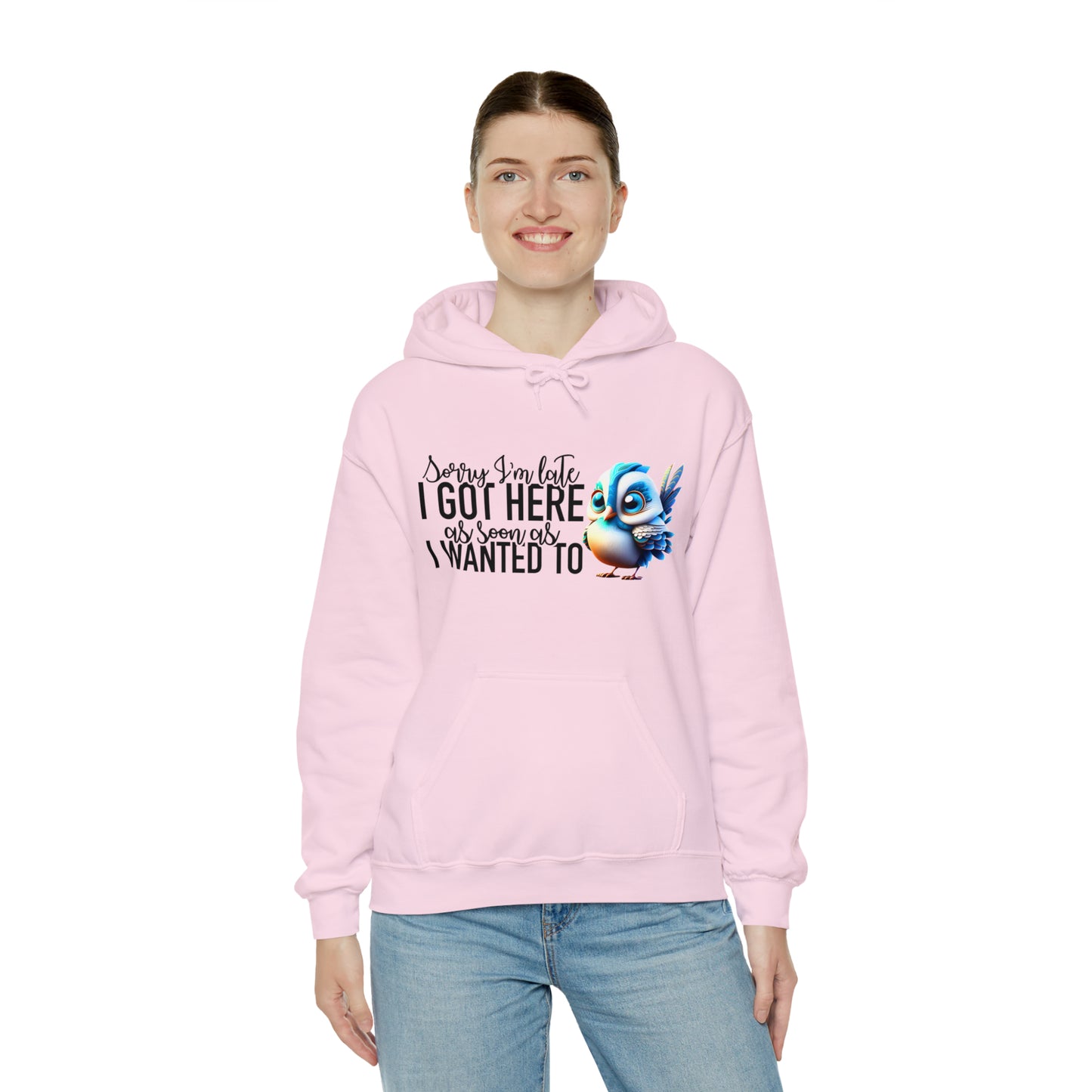 Sorry I'm Late Unisex Heavy Blend™ Hooded Sweatshirt