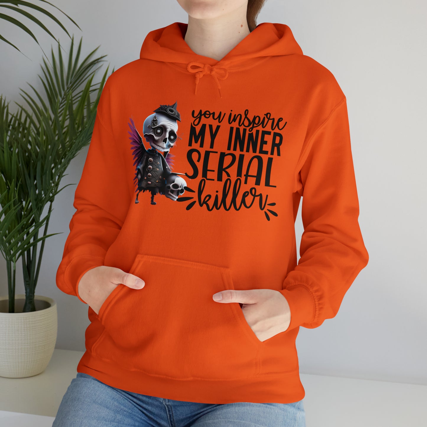You Inspire My Inner Serial Killer Unisex Heavy Blend™ Hooded Sweatshirt