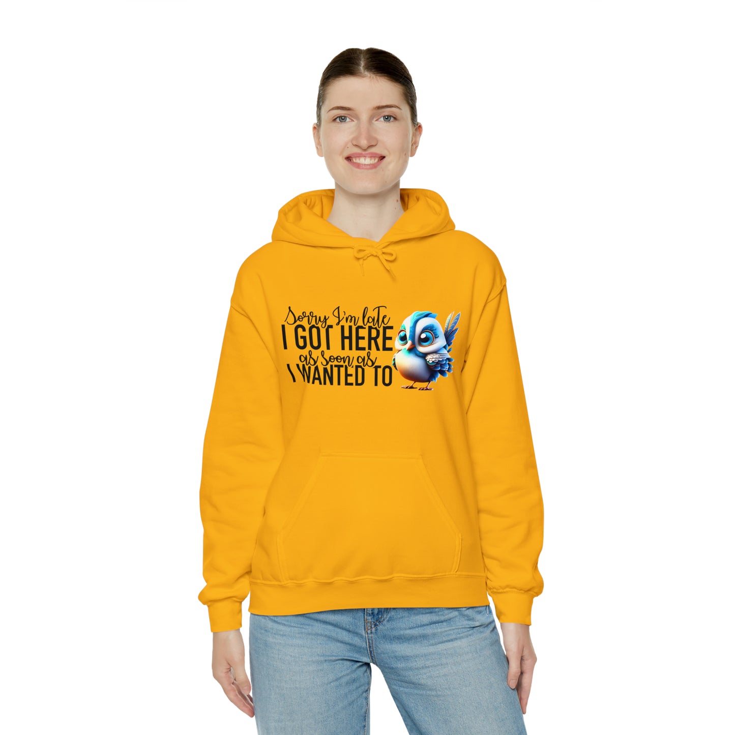 Sorry I'm Late Unisex Heavy Blend™ Hooded Sweatshirt