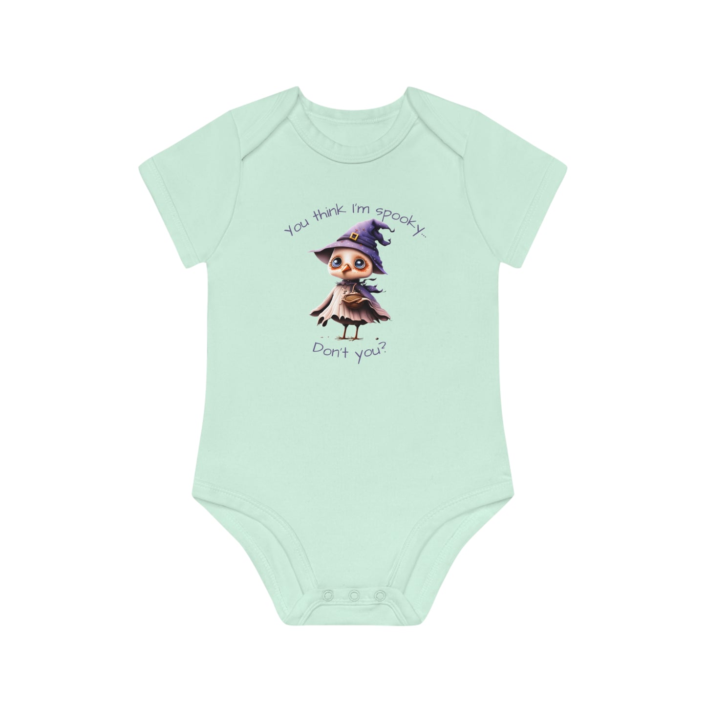 You Think I'm Spooky Baby Organic Short Sleeve Bodysuit