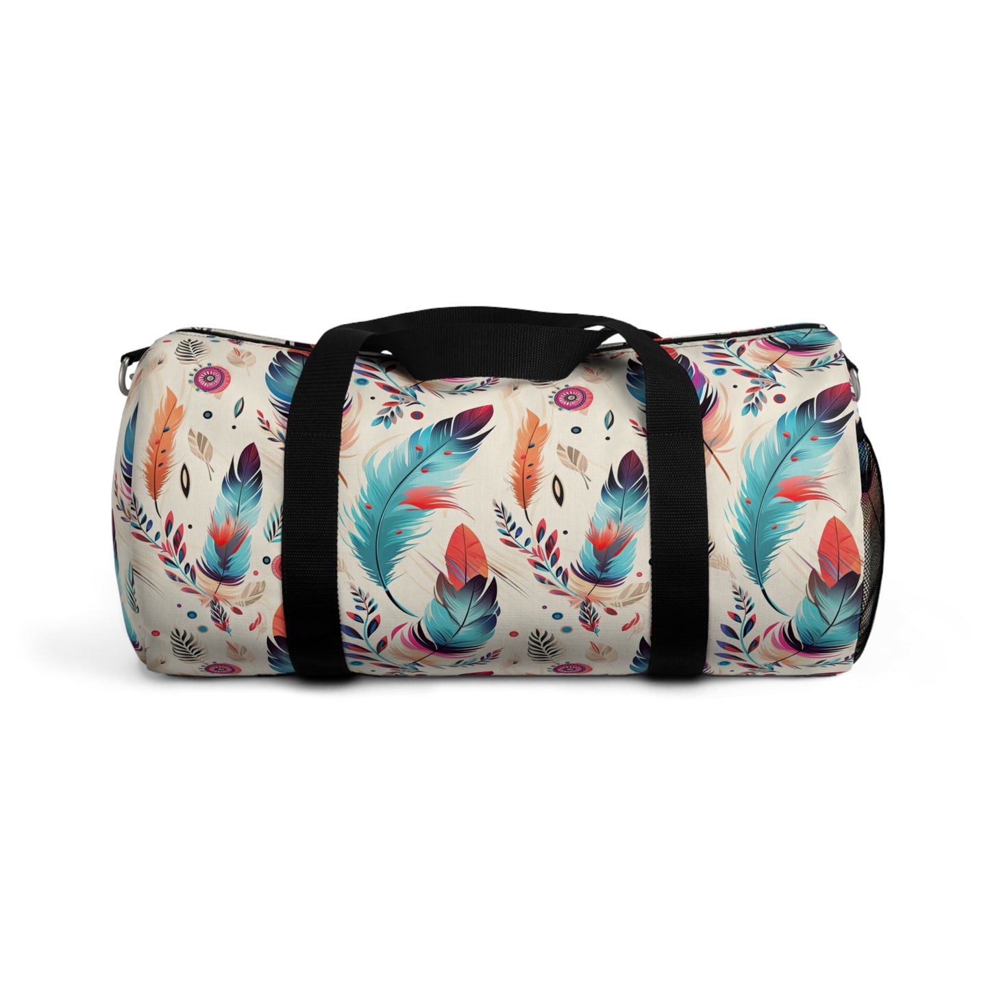 Boho Feathered Duffel Bag