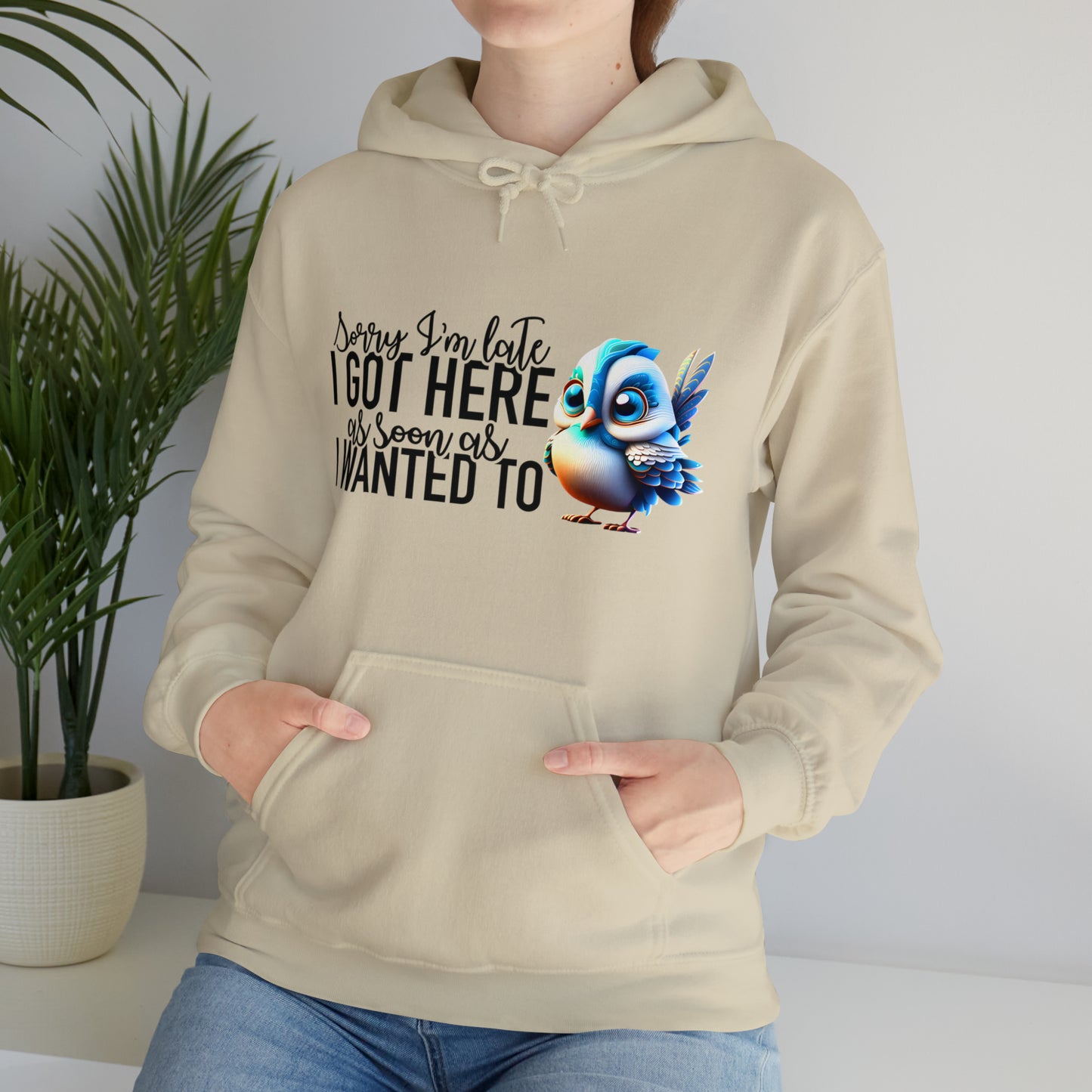Sorry I'm Late Unisex Heavy Blend™ Hooded Sweatshirt
