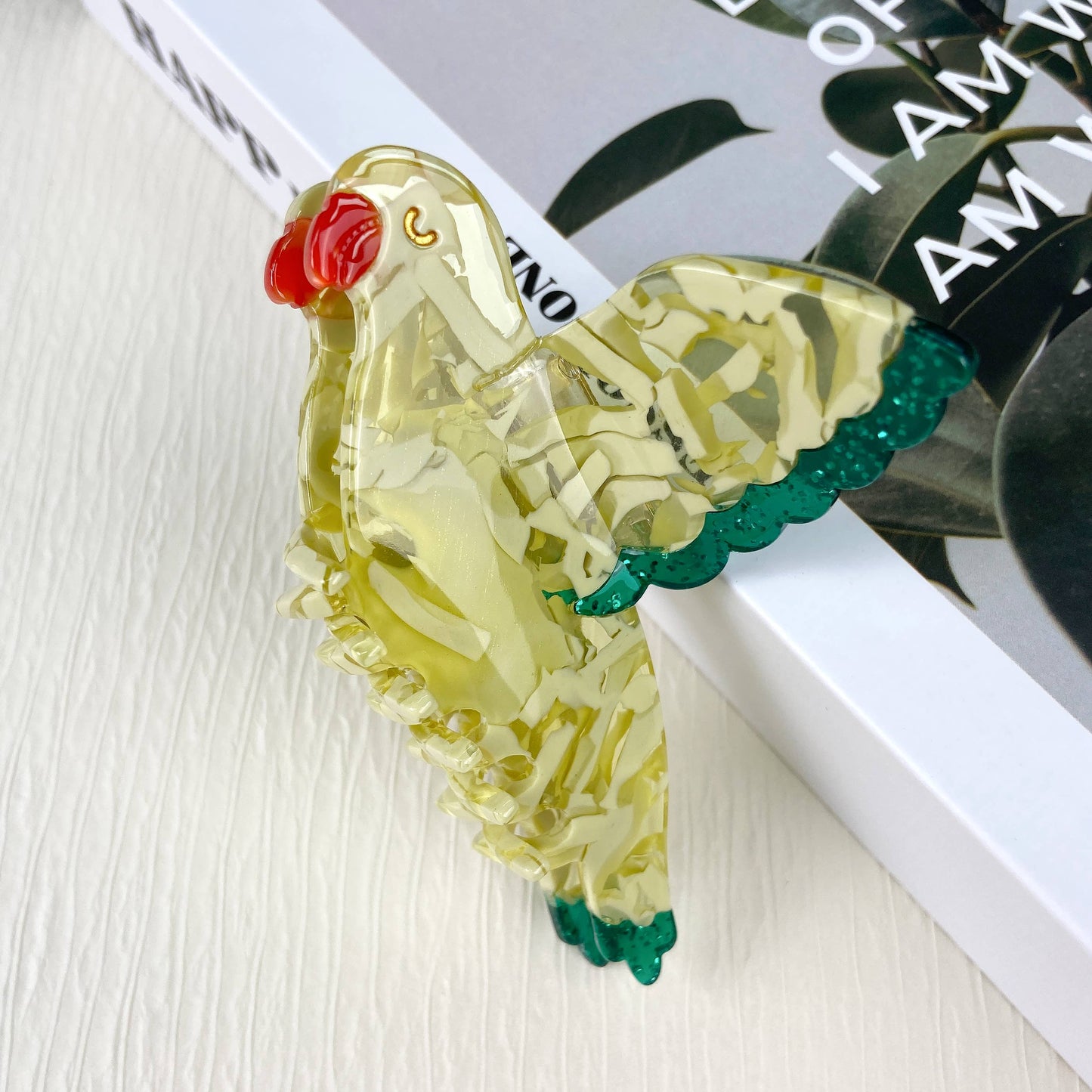 Acetate Lovely Bird Hair Claw Clip