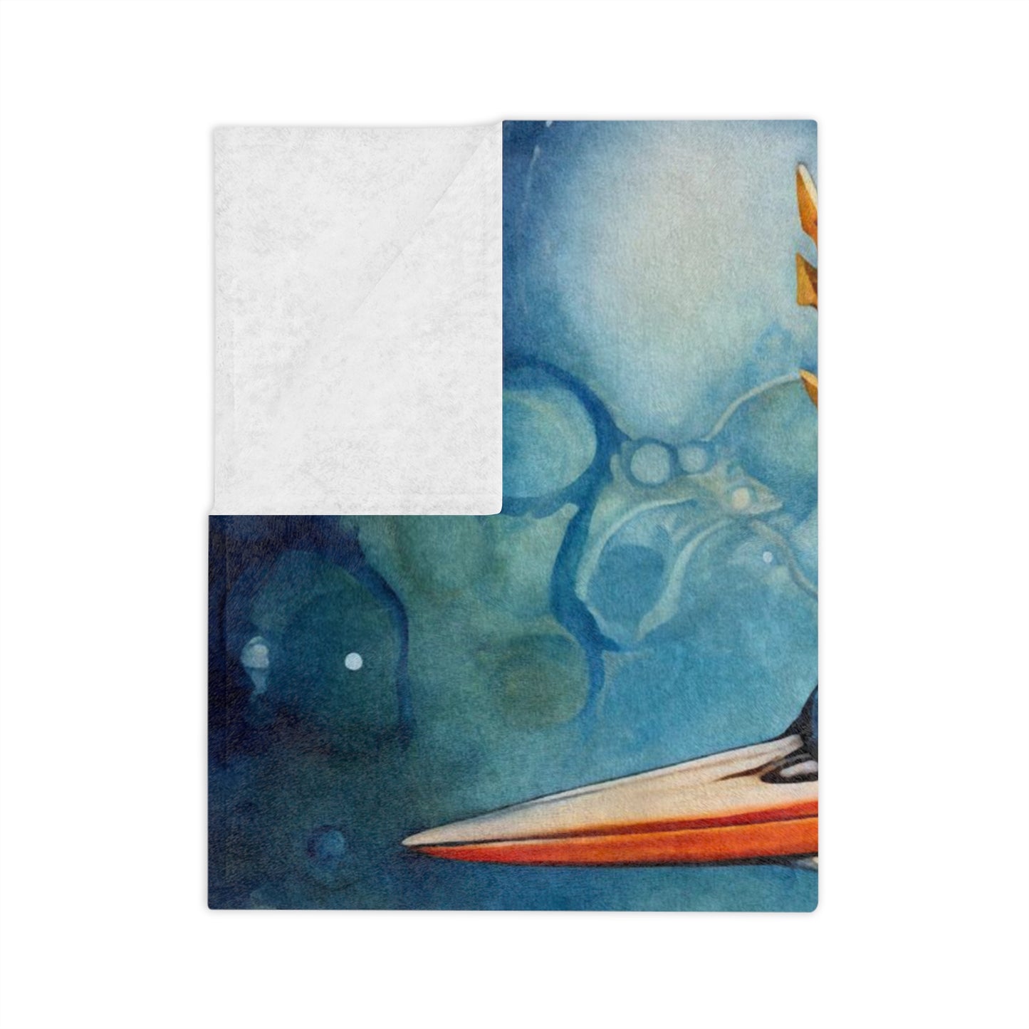Royal Bird 8 Velveteen Minky Blanket