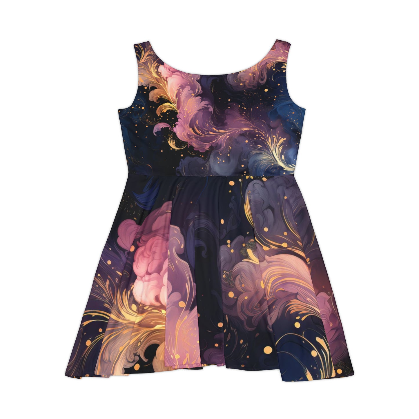 Cosmic Swirl Skater Dress