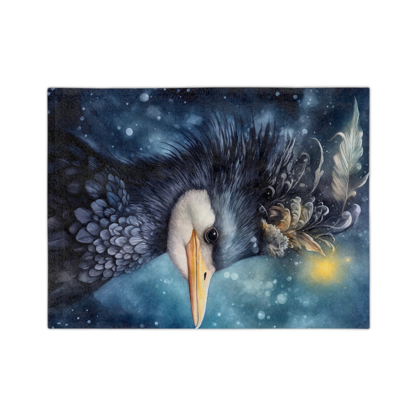 Royal Bird 1 Velveteen Minky Blanket