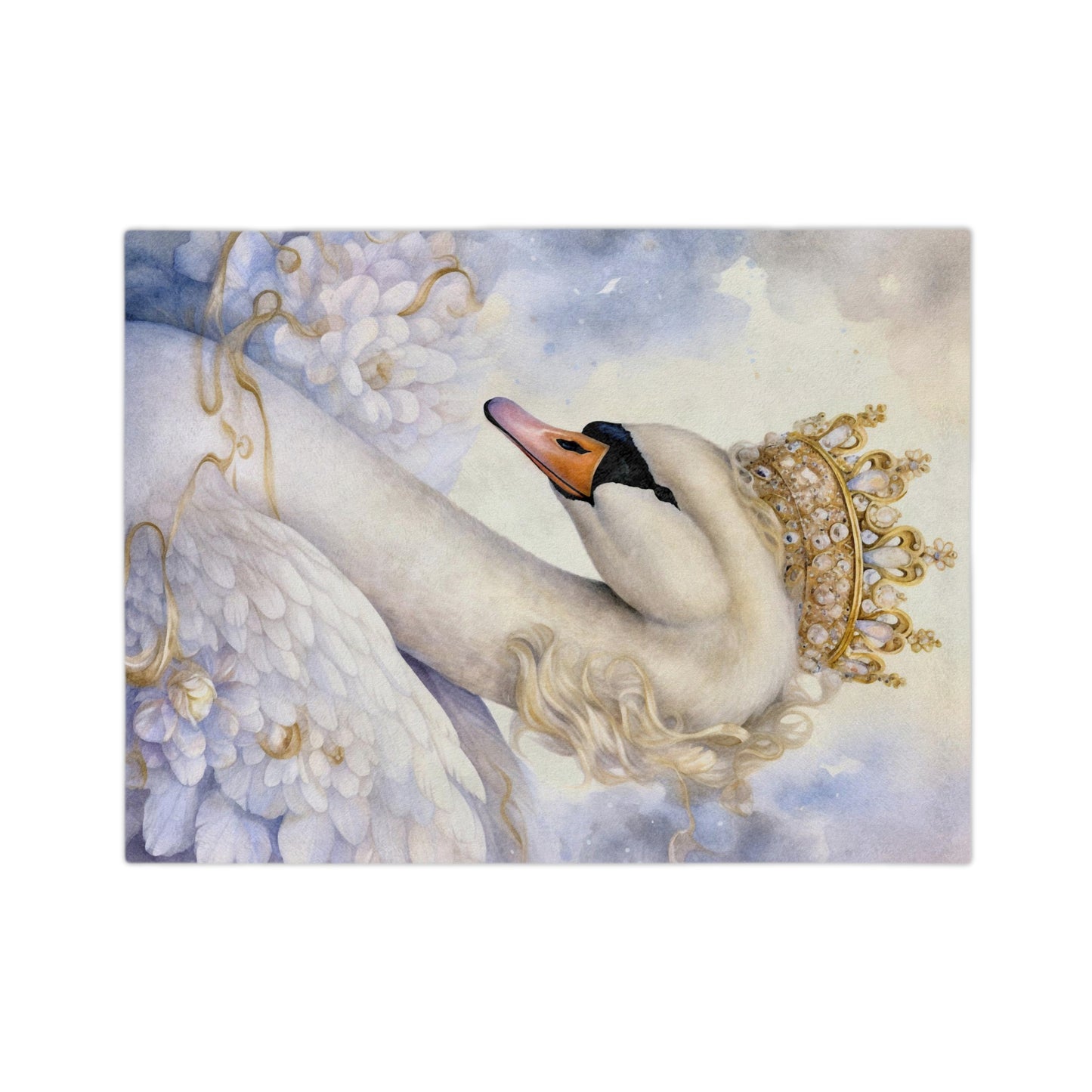 Royal Bird 3 Velveteen Minky Blanket