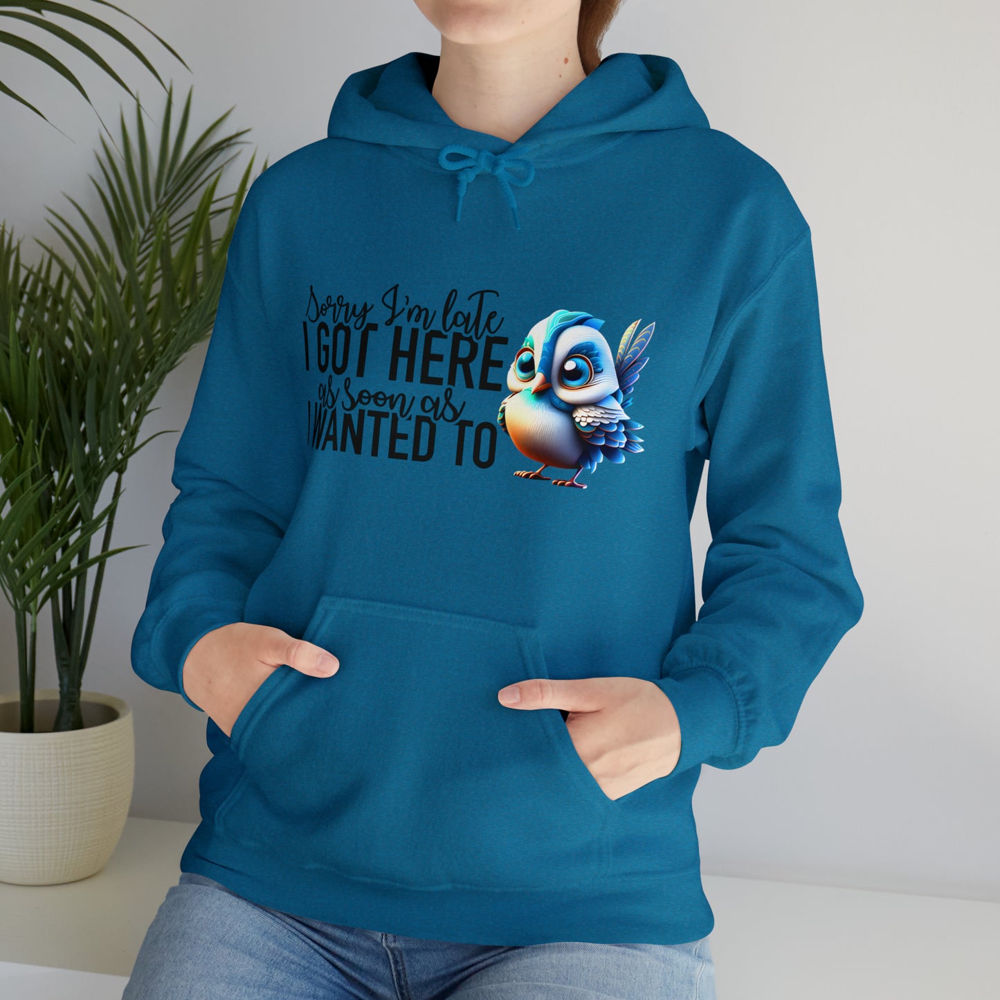Sorry I'm Late Unisex Heavy Blend™ Hooded Sweatshirt