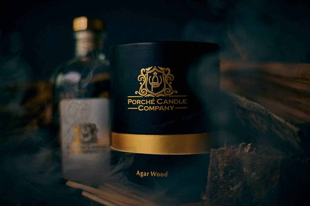 Porché Candle Co - Luxury 8oz Candle - Agar Wood - The Aegean Aviary