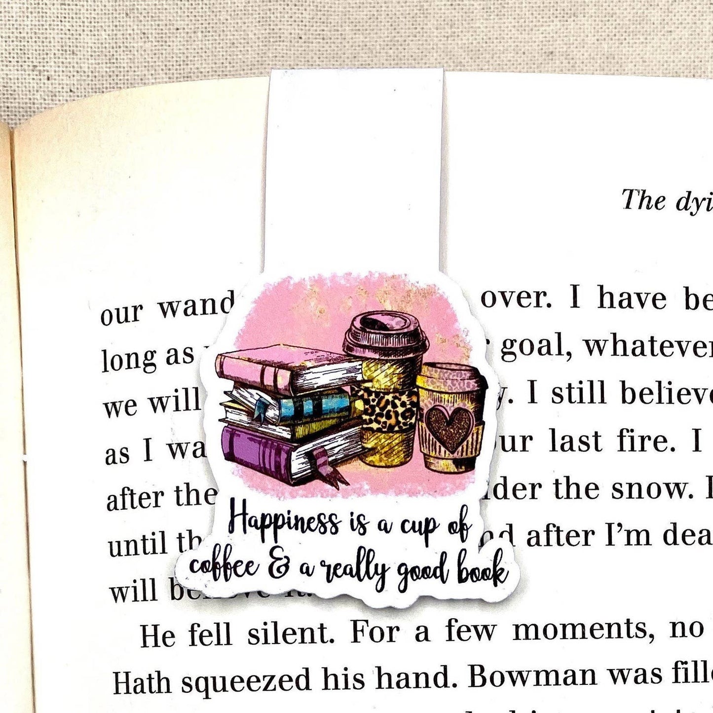 Happiness, Magnetic bookmark, book related gift