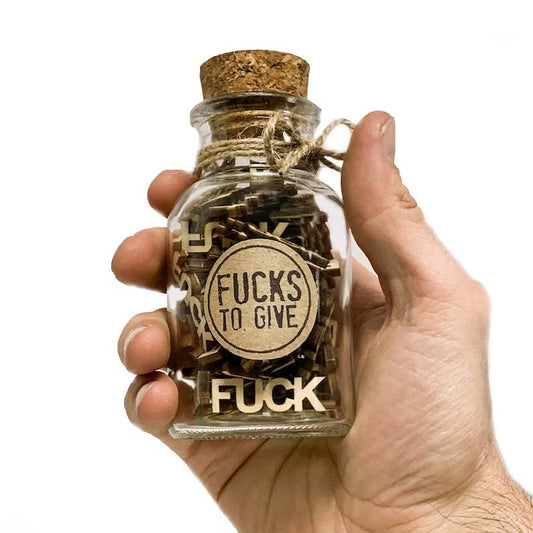 Small Jar of F*cks To Give 5 oz Jar