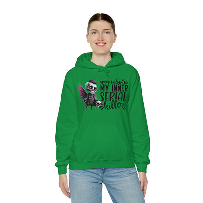 You Inspire My Inner Serial Killer Unisex Heavy Blend™ Hooded Sweatshirt