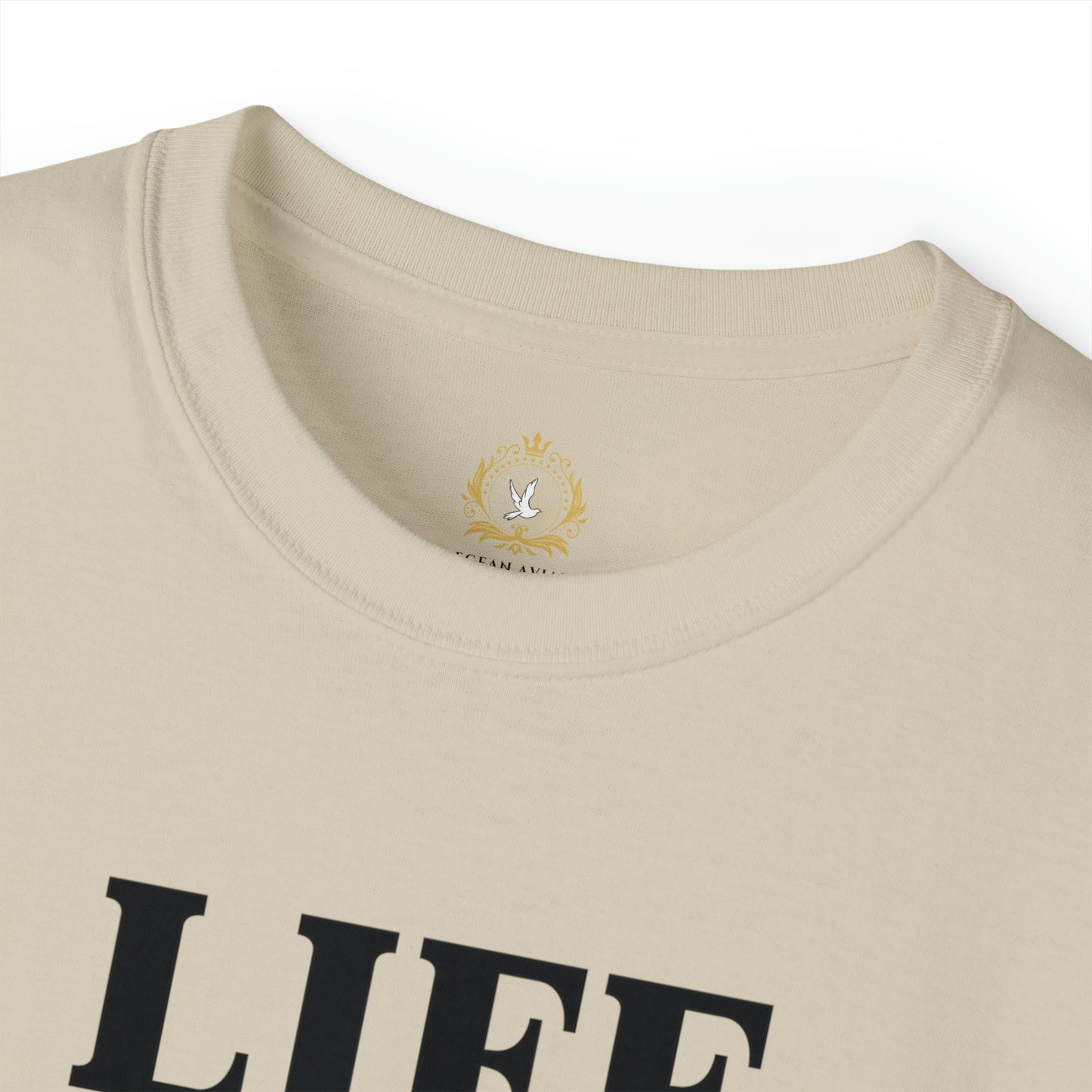 Life Happens, Coffee Helps Unisex Ultra Cotton Tee