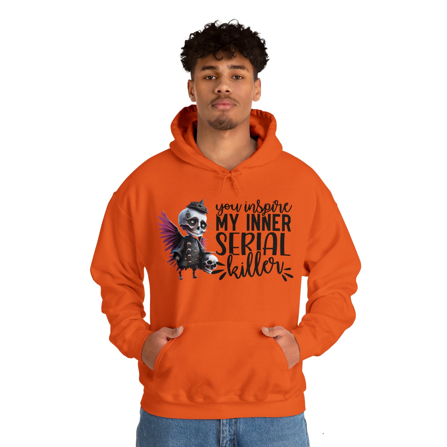 You Inspire My Inner Serial Killer Unisex Heavy Blend™ Hooded Sweatshirt