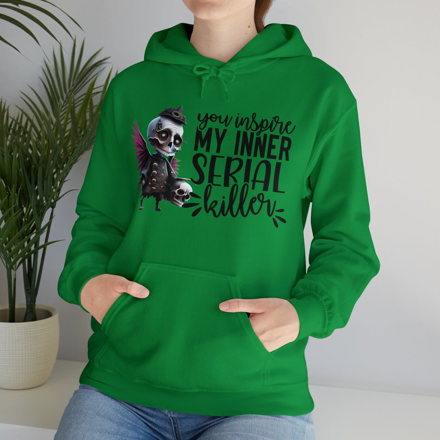 You Inspire My Inner Serial Killer Unisex Heavy Blend™ Hooded Sweatshirt