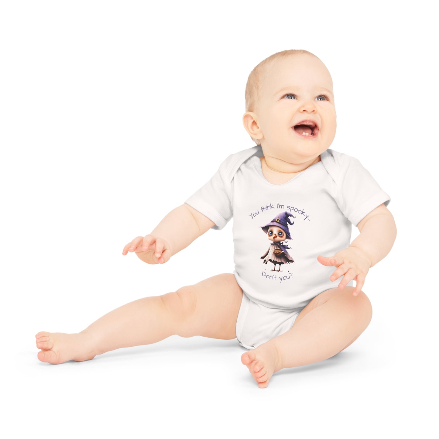 You Think I'm Spooky Baby Organic Short Sleeve Bodysuit