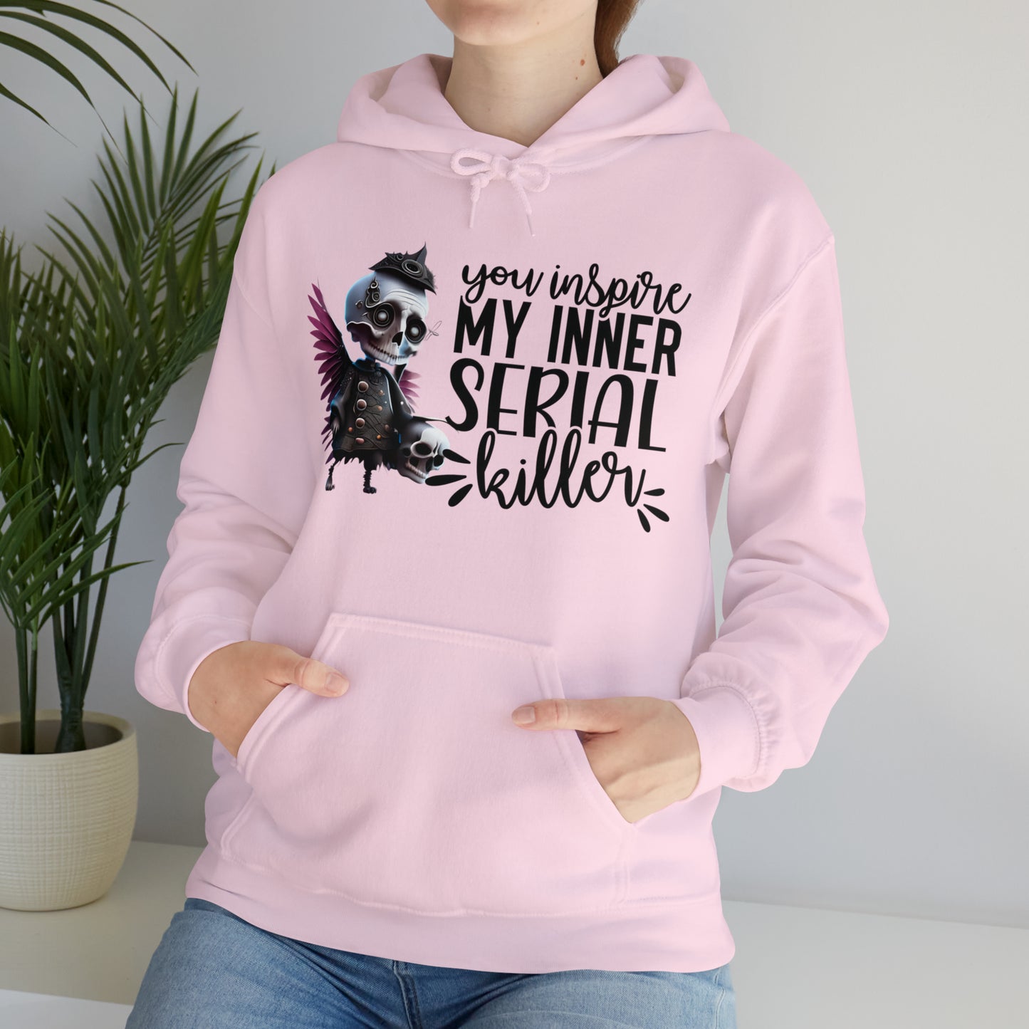 You Inspire My Inner Serial Killer Unisex Heavy Blend™ Hooded Sweatshirt