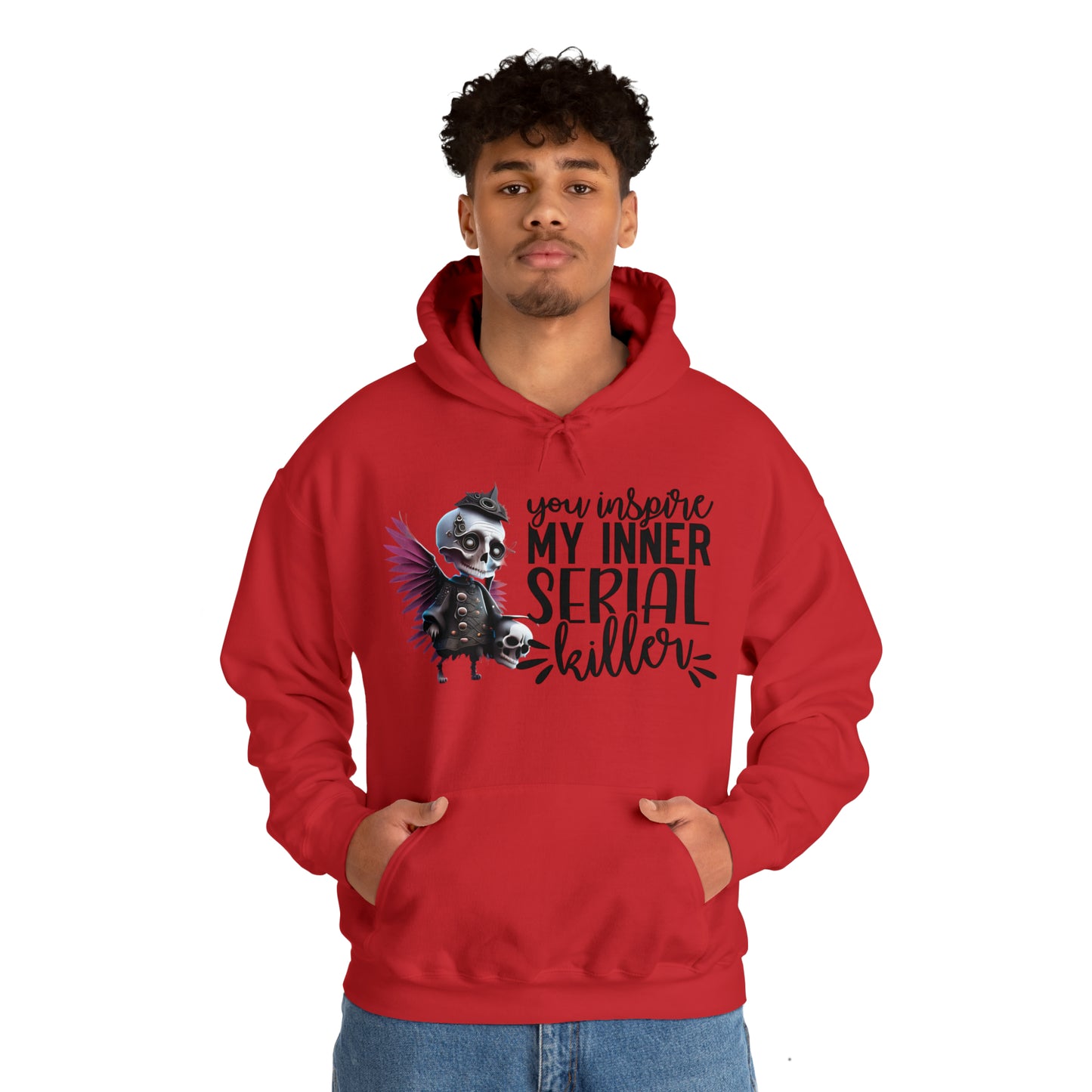 You Inspire My Inner Serial Killer Unisex Heavy Blend™ Hooded Sweatshirt