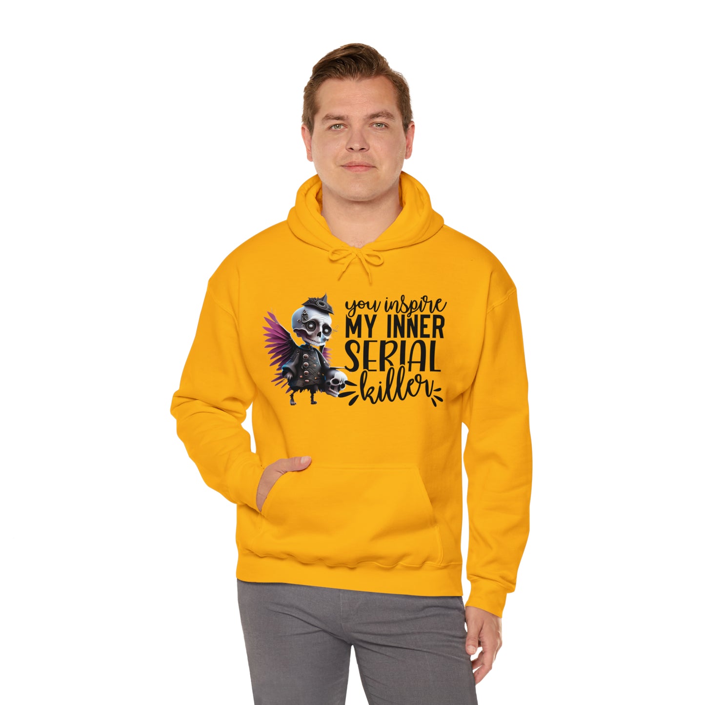 You Inspire My Inner Serial Killer Unisex Heavy Blend™ Hooded Sweatshirt