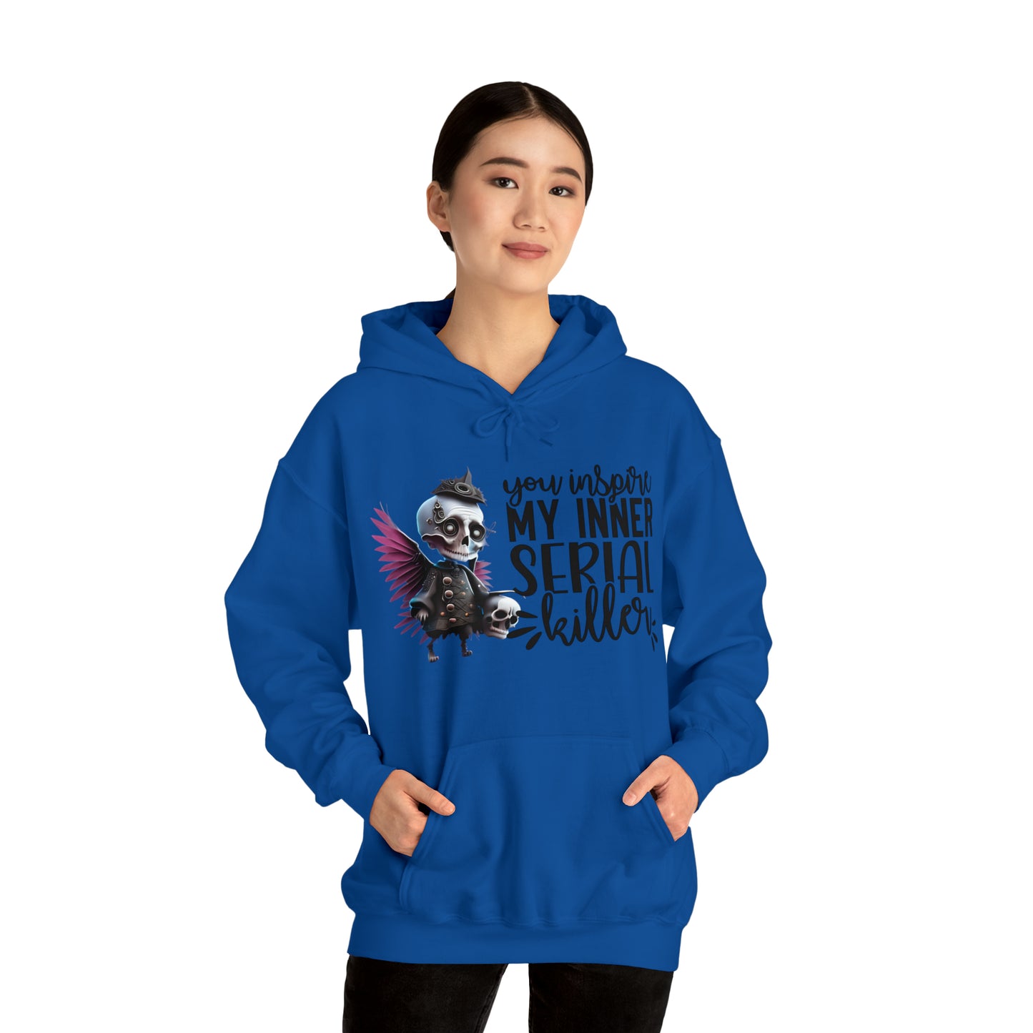 You Inspire My Inner Serial Killer Unisex Heavy Blend™ Hooded Sweatshirt