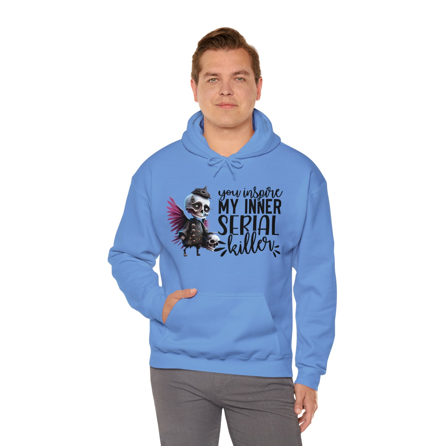 You Inspire My Inner Serial Killer Unisex Heavy Blend™ Hooded Sweatshirt