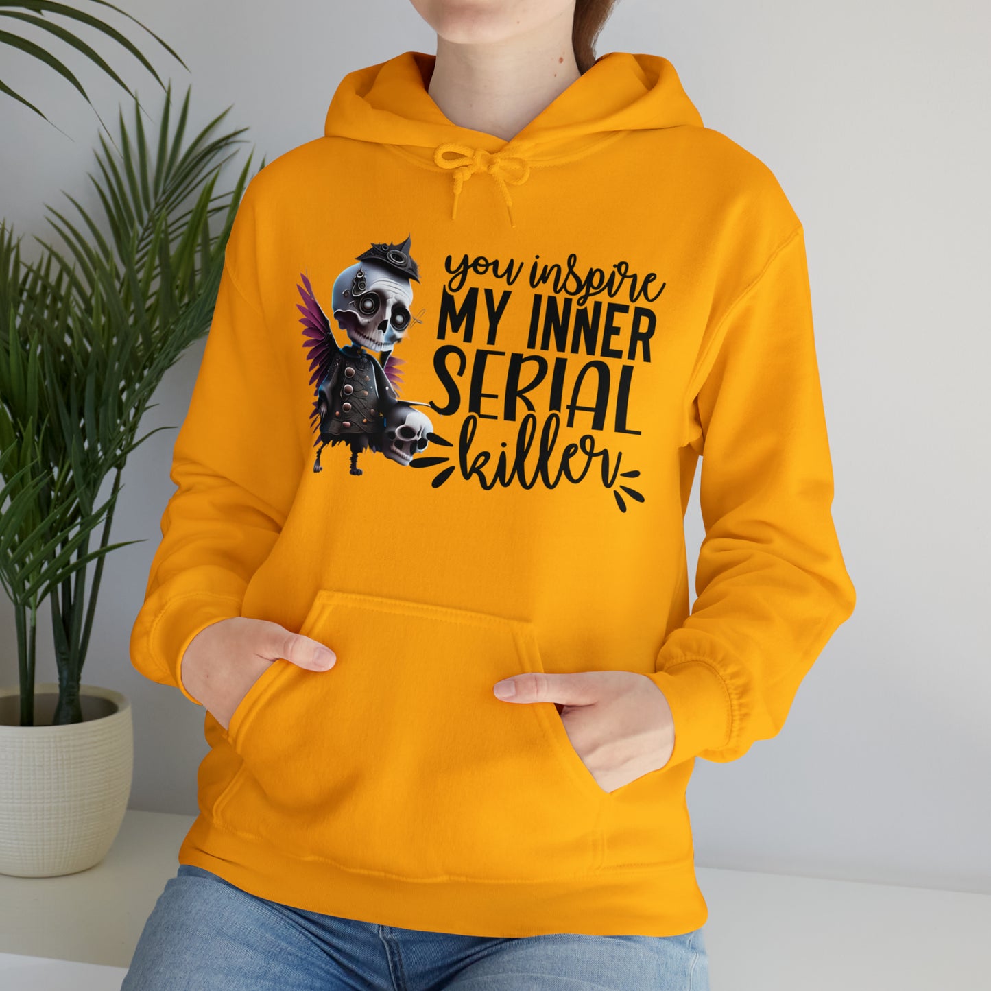 You Inspire My Inner Serial Killer Unisex Heavy Blend™ Hooded Sweatshirt