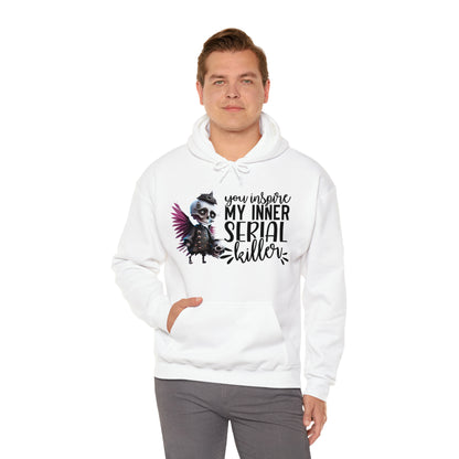 You Inspire My Inner Serial Killer Unisex Heavy Blend™ Hooded Sweatshirt