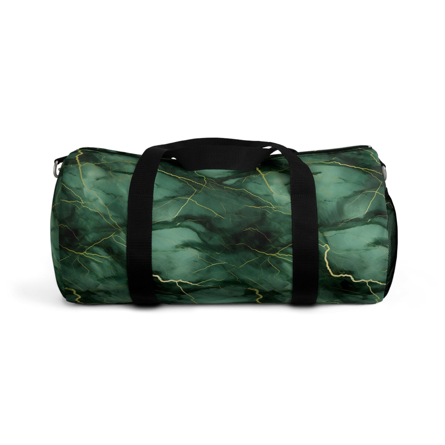 Green Marbled Duffel Bag