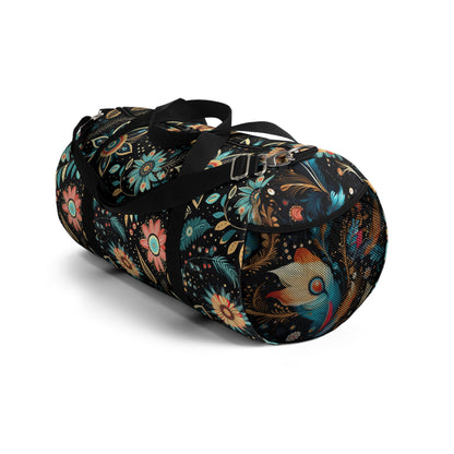 Boho Flowered Duffel Bag