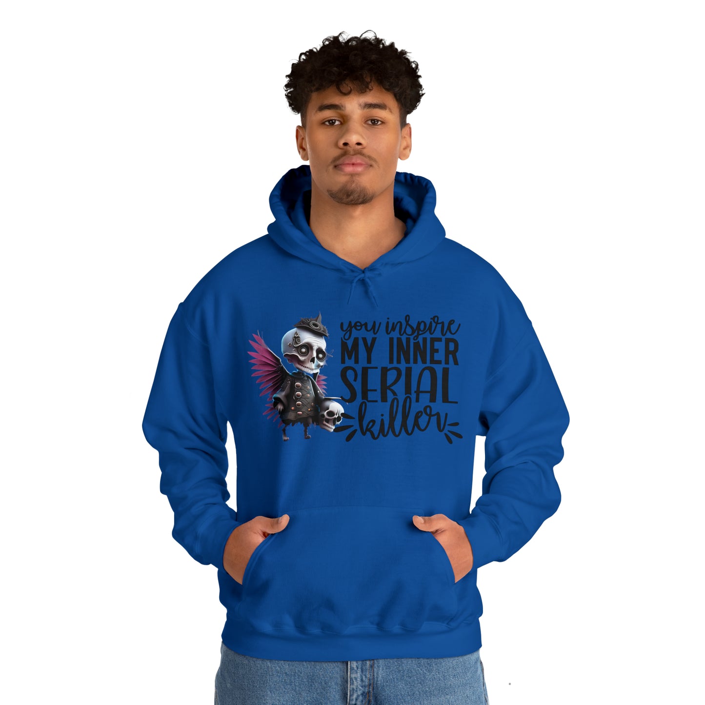 You Inspire My Inner Serial Killer Unisex Heavy Blend™ Hooded Sweatshirt