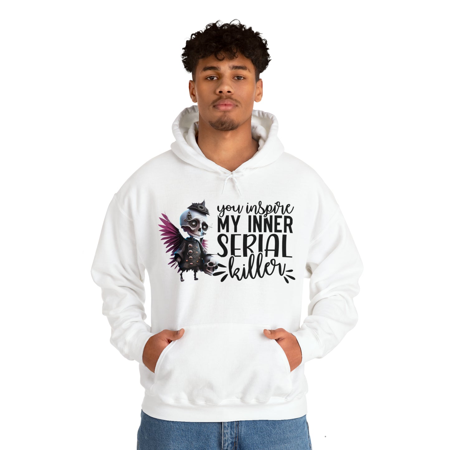 You Inspire My Inner Serial Killer Unisex Heavy Blend™ Hooded Sweatshirt