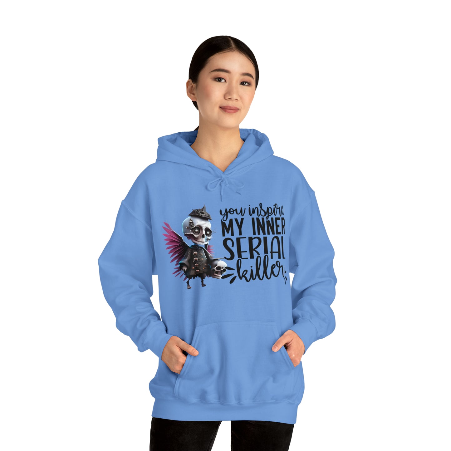 You Inspire My Inner Serial Killer Unisex Heavy Blend™ Hooded Sweatshirt