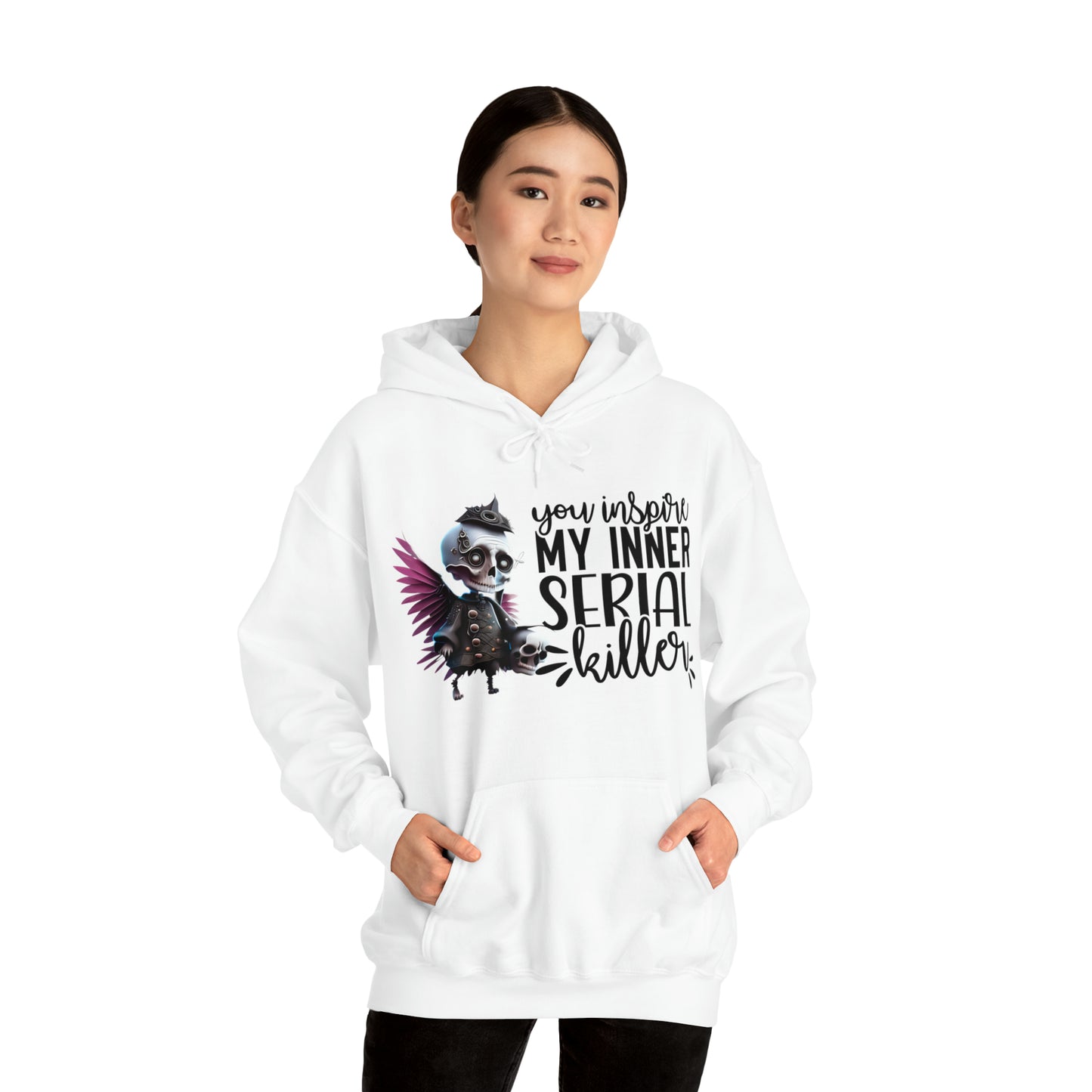 You Inspire My Inner Serial Killer Unisex Heavy Blend™ Hooded Sweatshirt