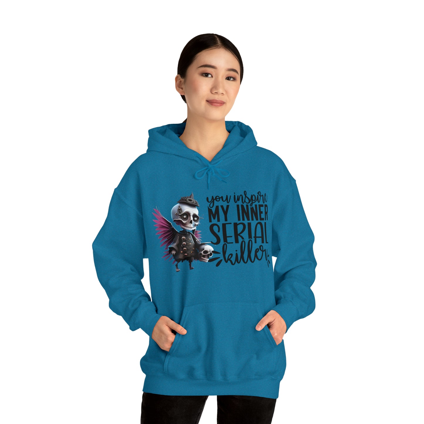 You Inspire My Inner Serial Killer Unisex Heavy Blend™ Hooded Sweatshirt