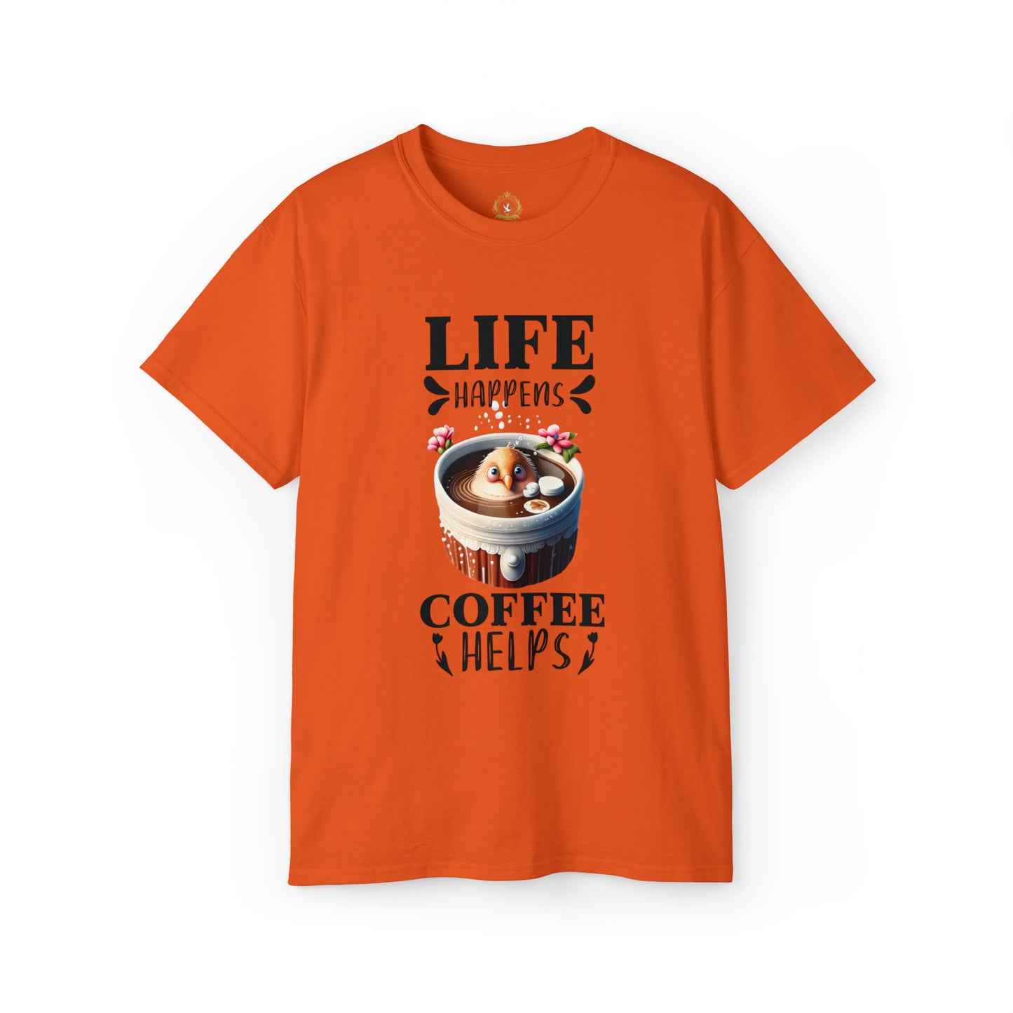 Life Happens, Coffee Helps Unisex Ultra Cotton Tee